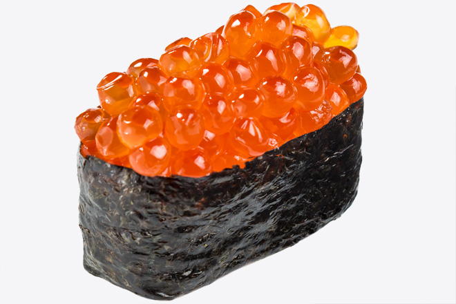 Photo Dish Gunkan with red caviar