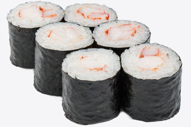 Photo Dish Maki rolls with shrimp