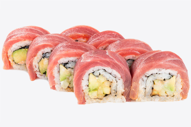 Photo Dish Roll with tuna spicy