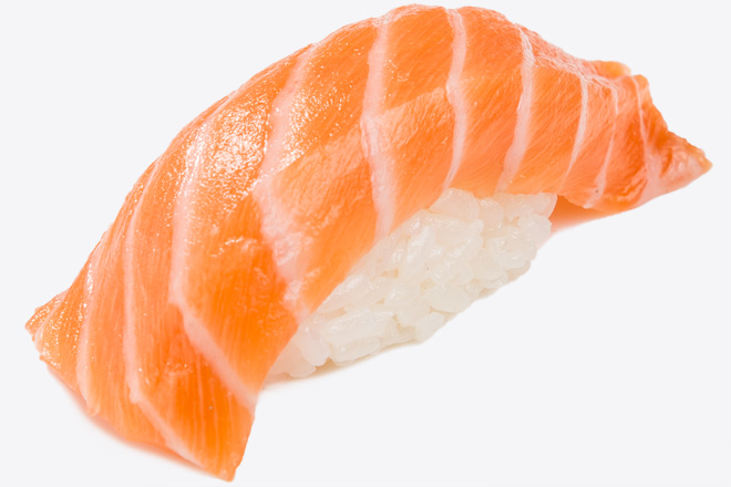 Photo Dish Nigiri with salmon